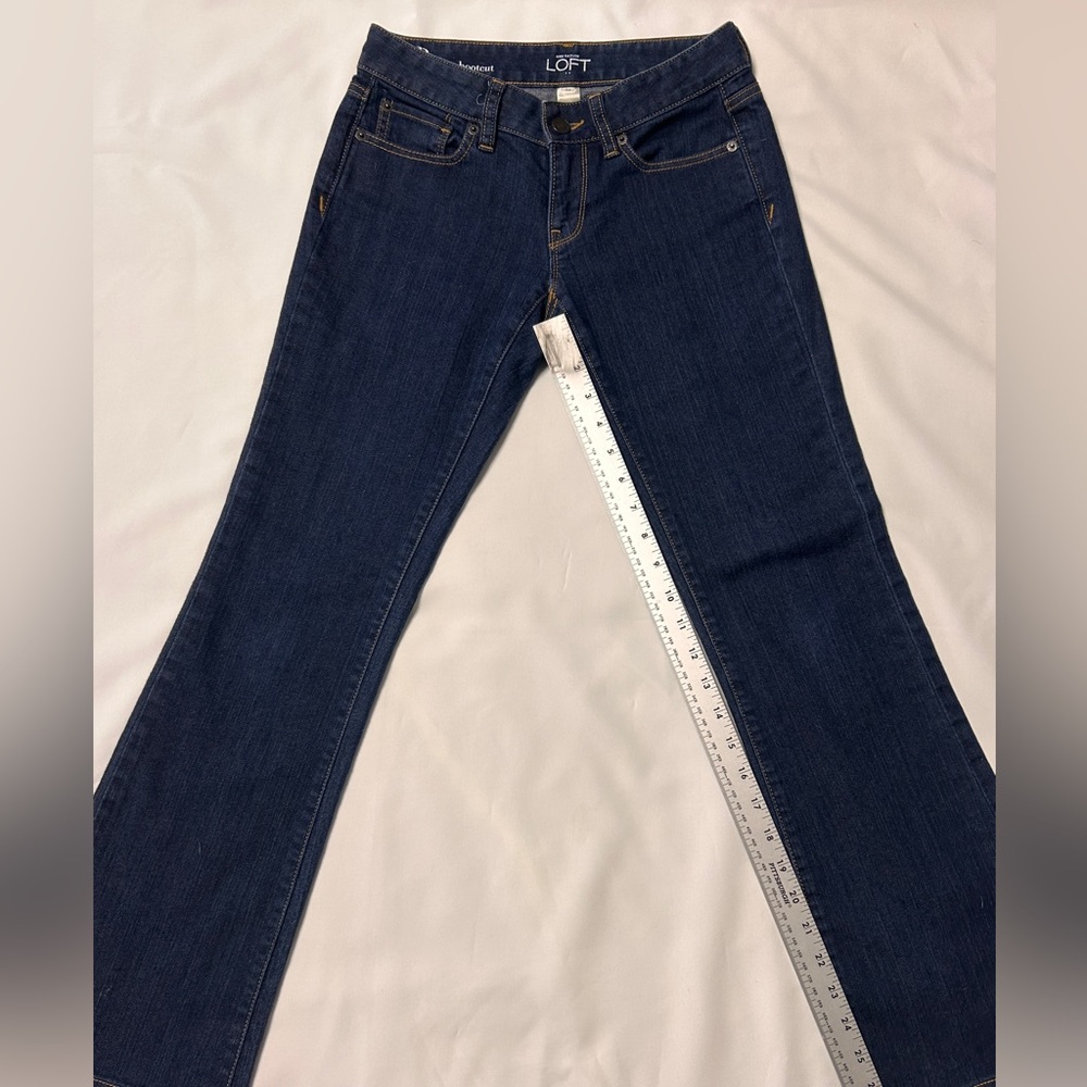 Size 00, Like new loft curvy bootcut